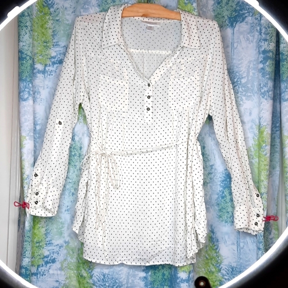 Motherhood Maternity Tops - Motherhood maternity polka Dot top xl